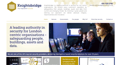 Desktop Screenshot of knightsbridgeguarding.co.uk